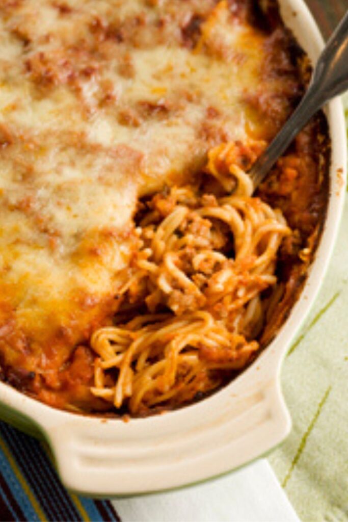 Paula Deen Baked Spaghetti