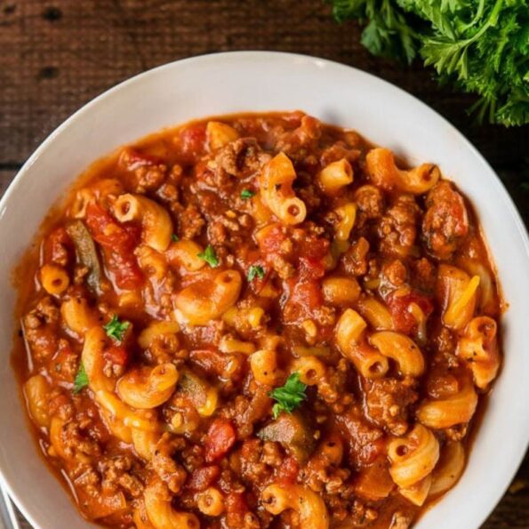 Paula Deen Bobby's Goulash - Delish Sides