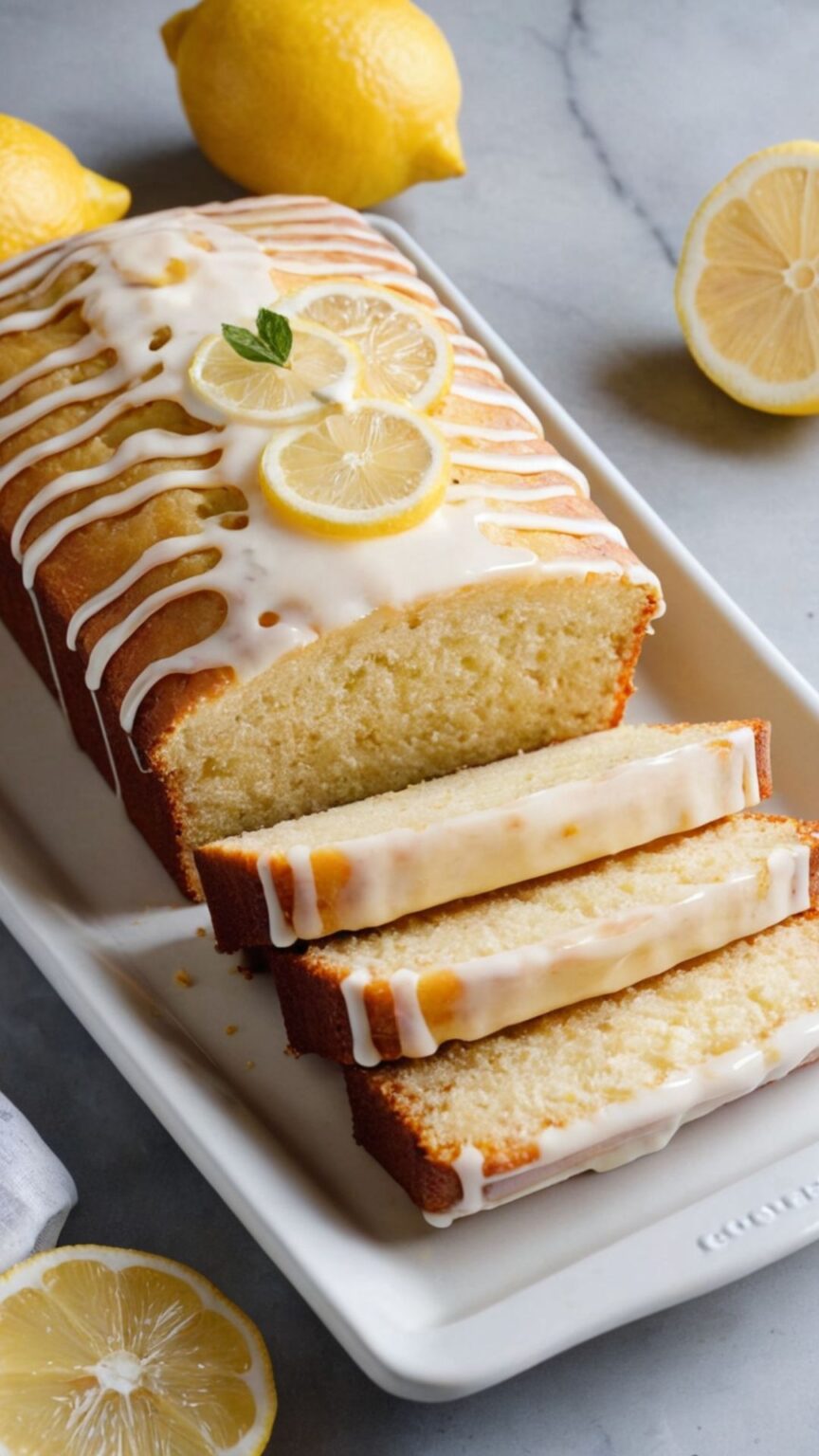 Paula Deen Lemon Pound Cake - Delish Sides