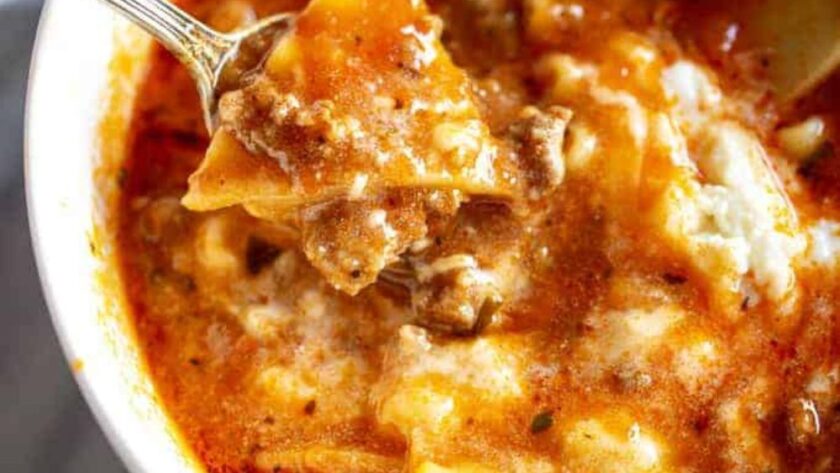 Paula Deen Lasagna Soup