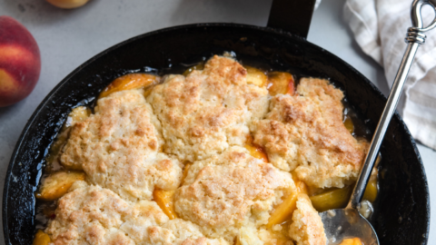 Paula Deen Peach Cobbler Canned Peaches - Delish Sides