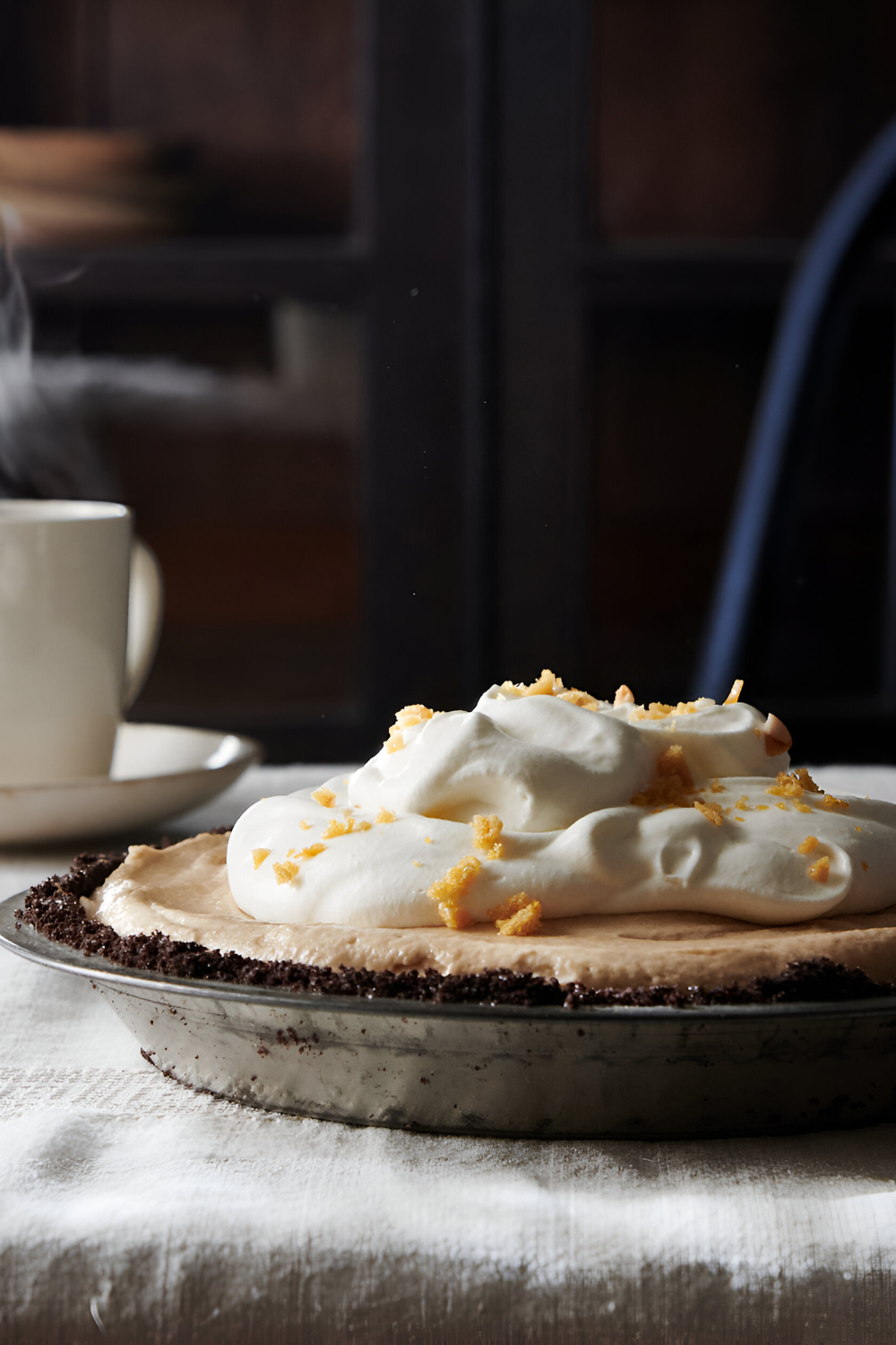 Joanna Gaines Chocolate Peanut Butter Pie​