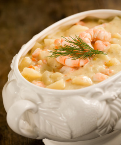 Paula Deen Potato Shrimp Soup