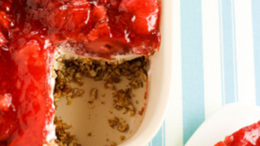 Paula Deen Strawberry Pretzel Salad