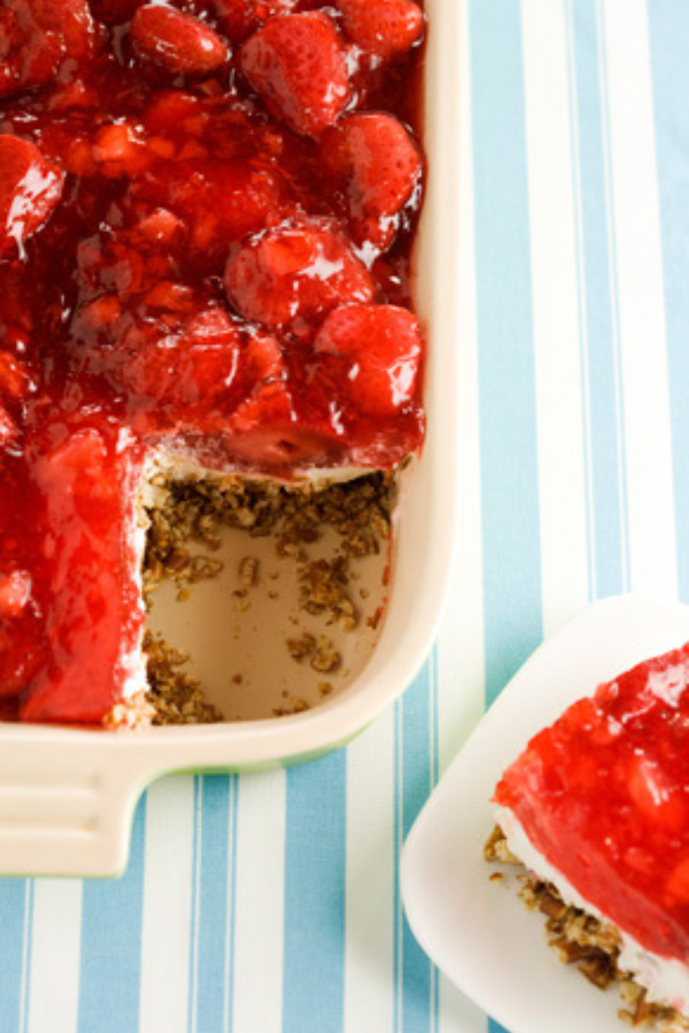 Paula Deen Strawberry Pretzel Salad