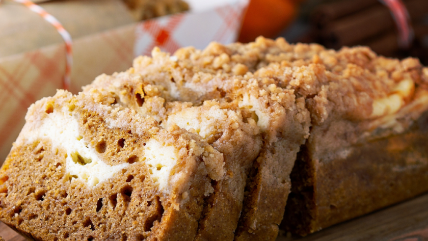 Joanna Gaines Pumpkin Cream Cheese Bread