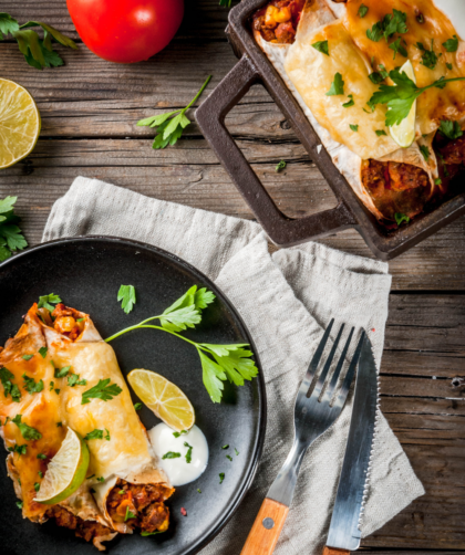 Joanna Gaines Beef Enchiladas