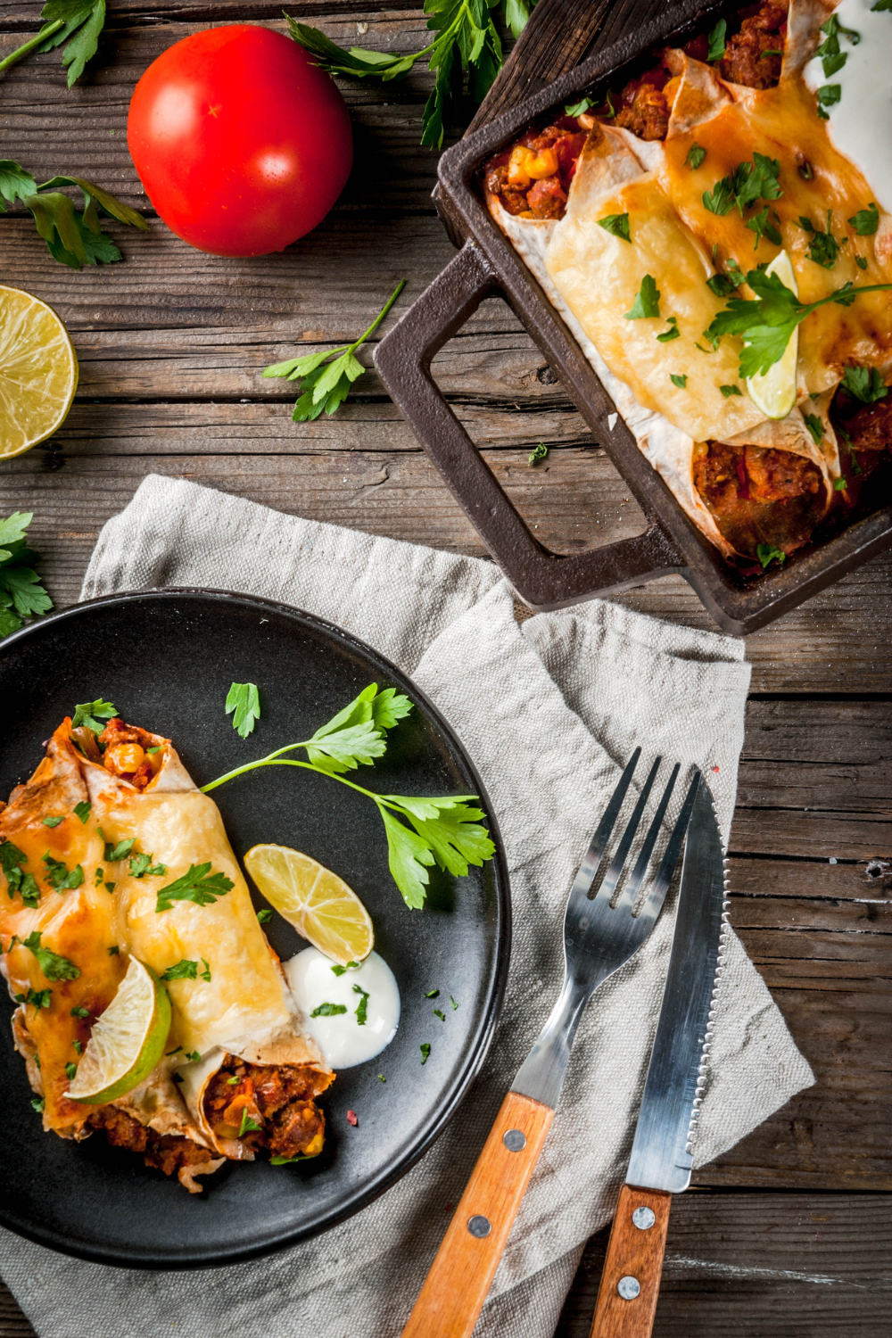 Joanna Gaines Beef Enchiladas