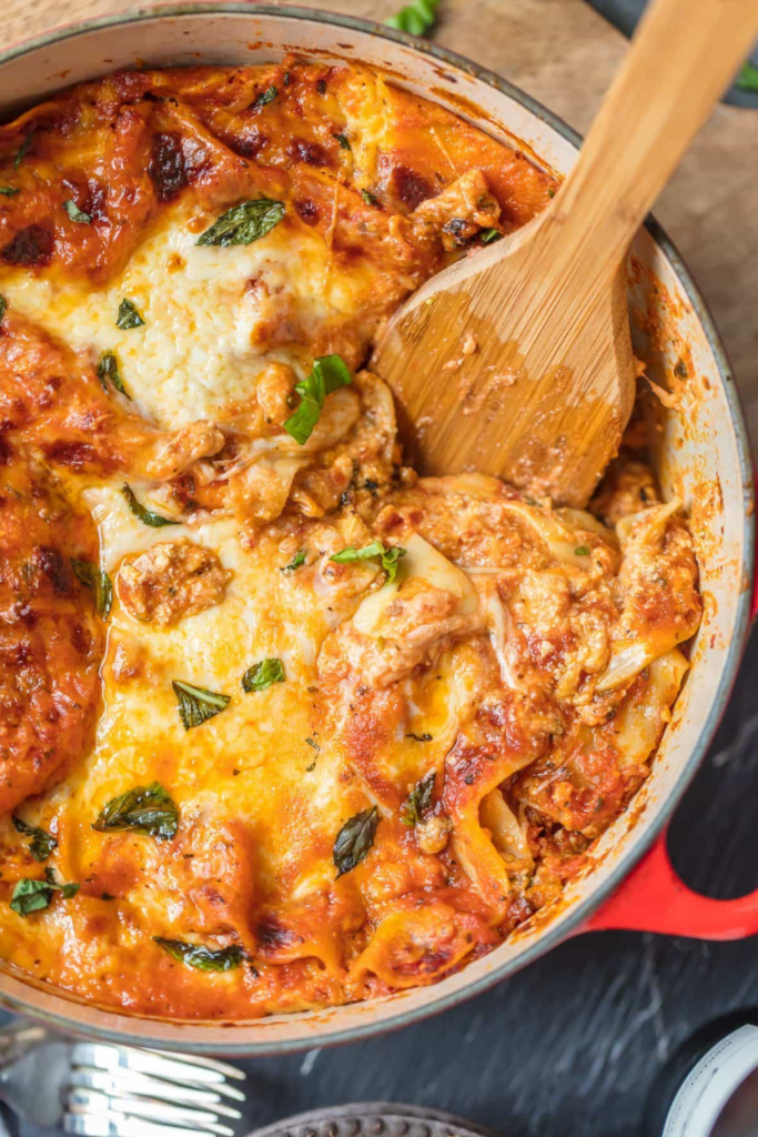 Joanna Gaines Dutch Oven Lasagna
