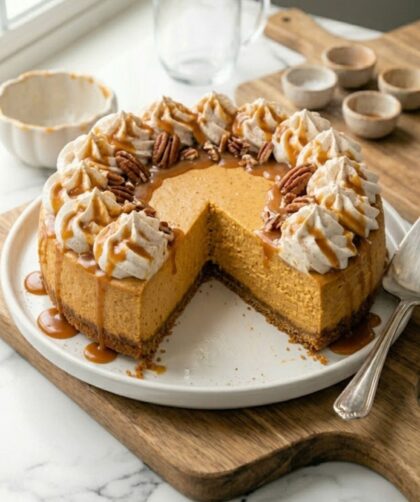 Joanna Gaines Pumpkin Cheesecake​
