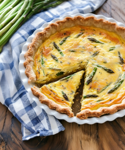 Joanna Gaines Asparagus Quiche​