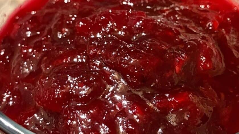 Julia Child Cranberry Sauce