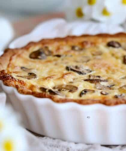 Julia Child Mushroom Quiche