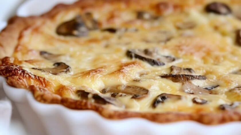 Julia Child Mushroom Quiche