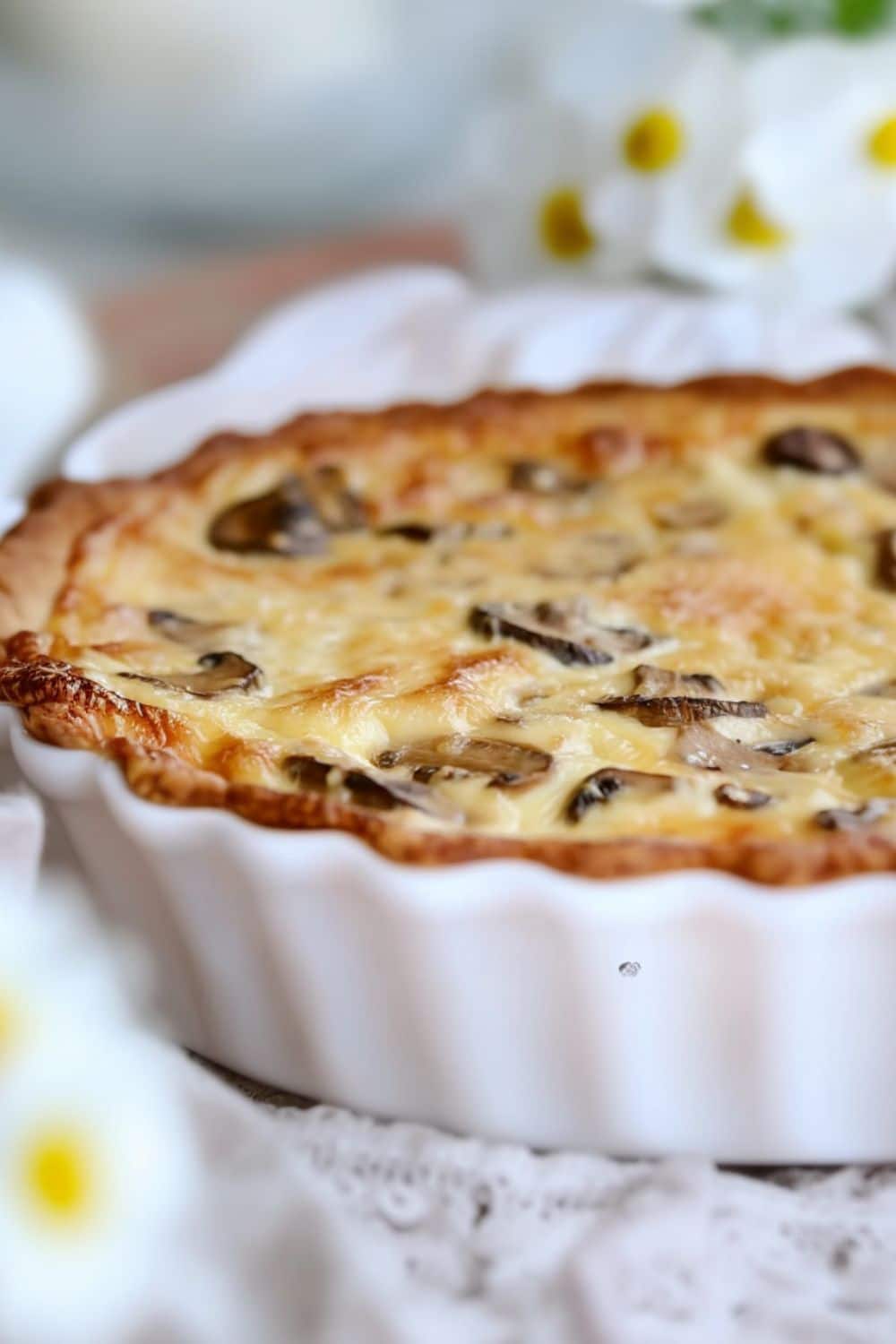 Julia Child Mushroom Quiche