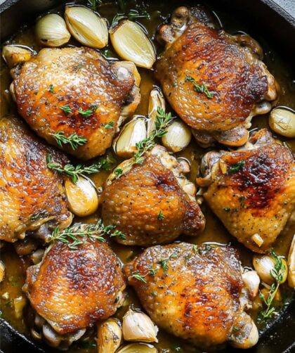 Julia Child Chicken With 40 Cloves Of Garlic