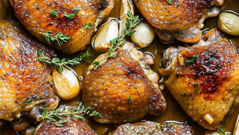 Julia Child Chicken With 40 Cloves Of Garlic