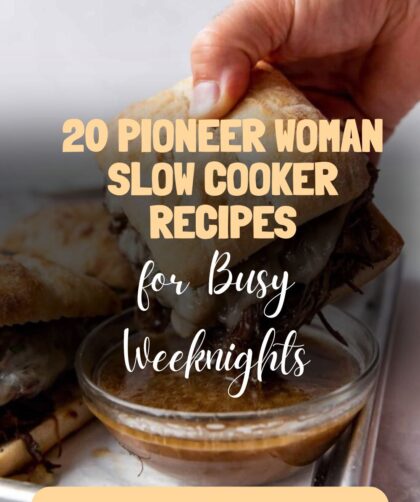 20 Best Pioneer Woman Slow Cooker Recipes for Busy Weeknights