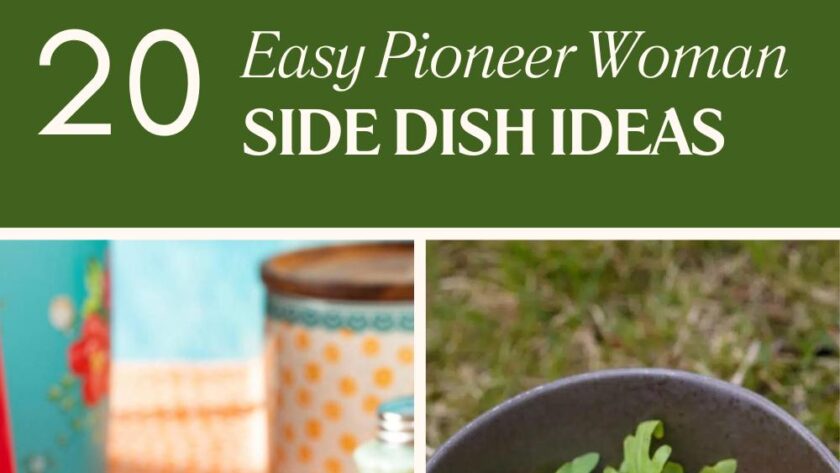 20+ Easy Pioneer Woman Side Dish Ideas to Elevate Any Meal