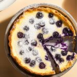 Julia Childs Blueberry Clafoutis