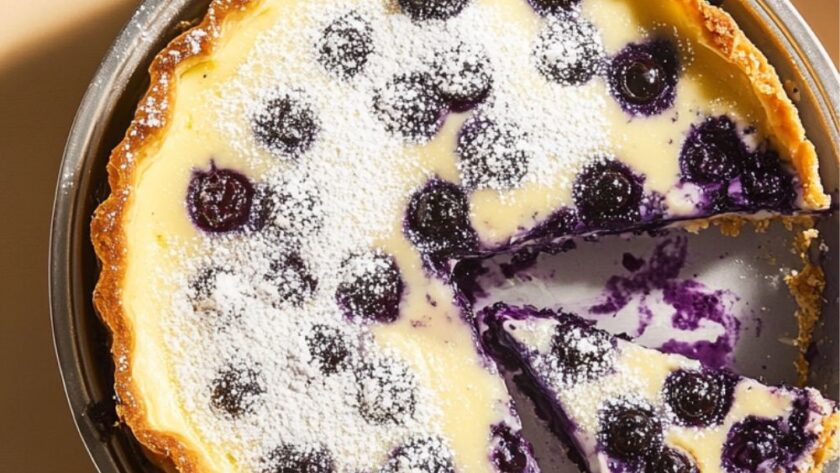 Julia Childs Blueberry Clafoutis