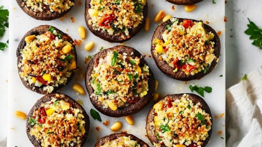 Julia Child Stuffed Mushrooms