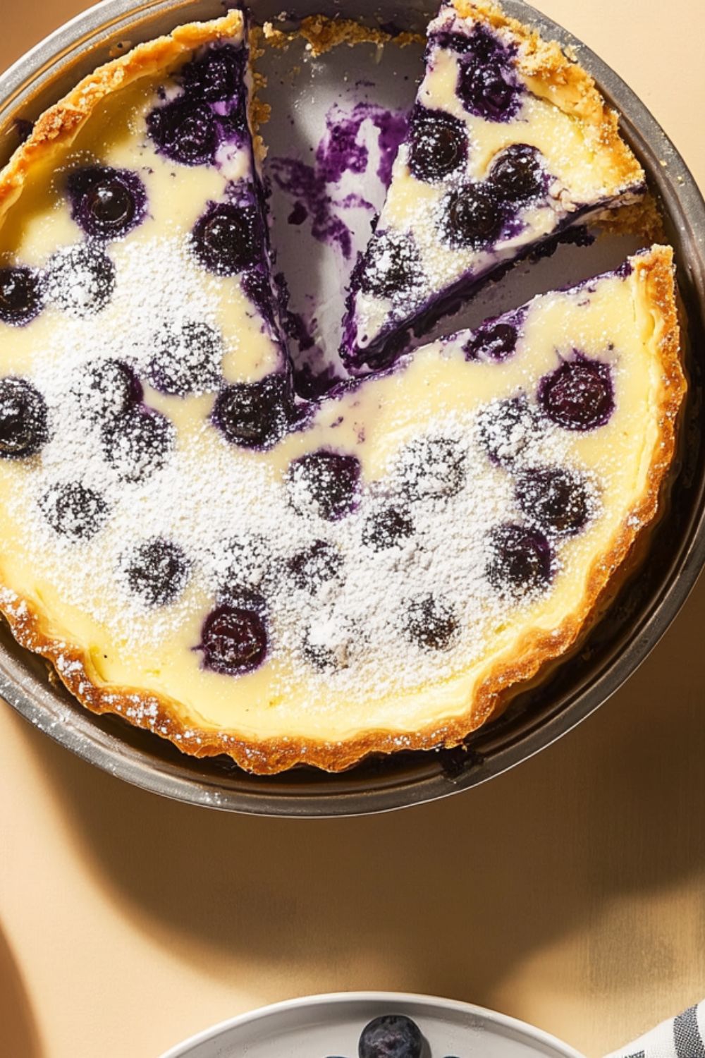 Julia Childs Blueberry Clafoutis