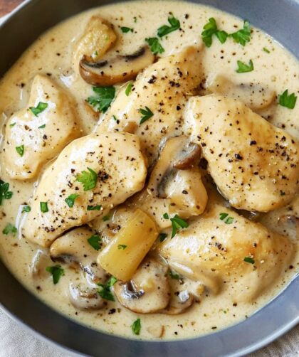 Julia Child Chicken Mushroom Cream