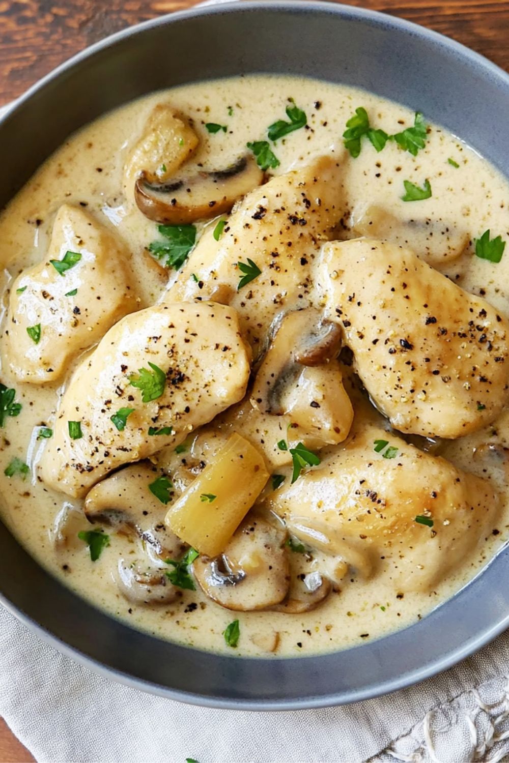 Julia Child Chicken Mushroom Cream