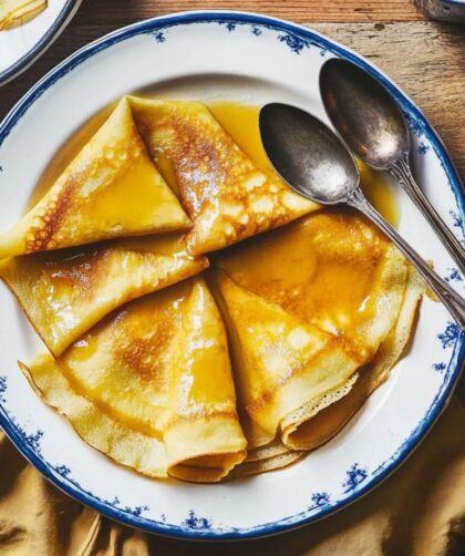 Julia Childs Crepe Suzette