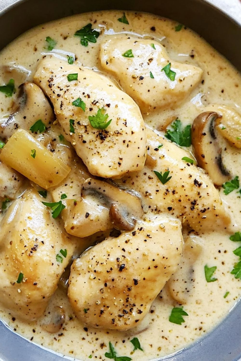 Julia Child Chicken Mushroom Cream