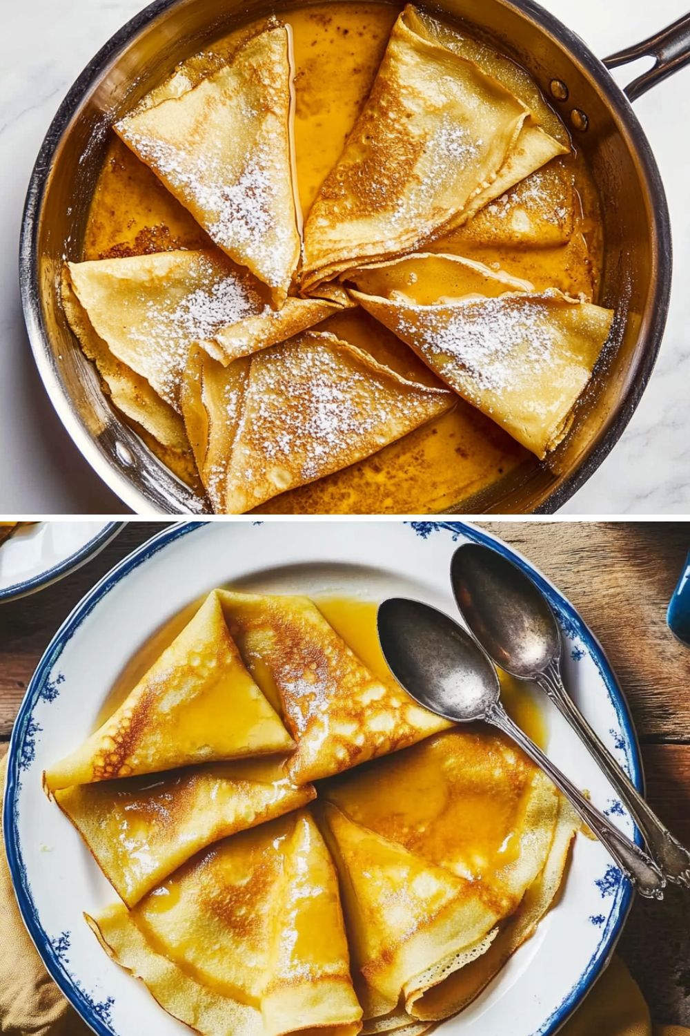 Julia Childs Crepe Suzette