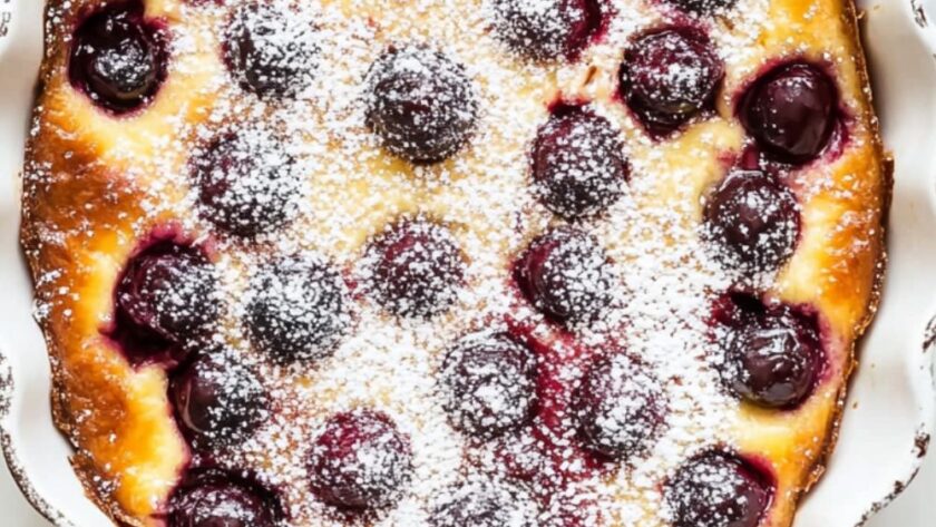 Julia Child Cherry Clafoutis