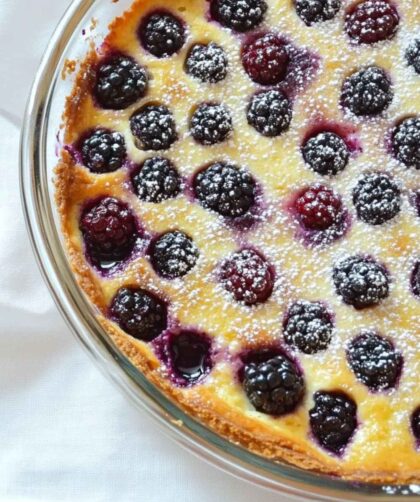 Julia Child Blackberry Clafoutis