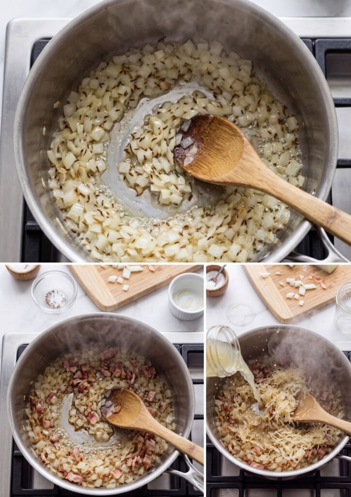 Julia Child Braised Sauerkraut