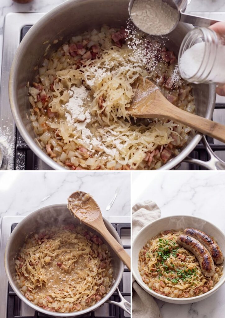 Julia Child Braised Sauerkraut
