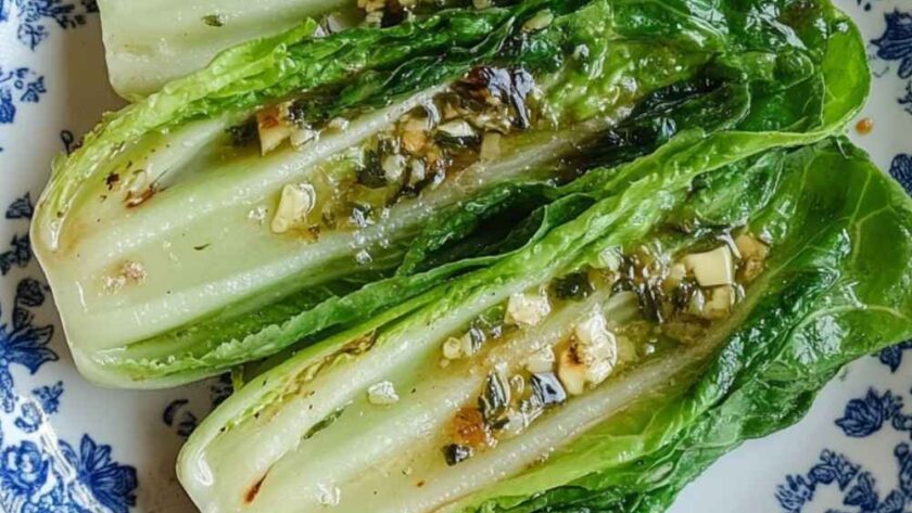 Julia Child Braised Romaine Lettuce