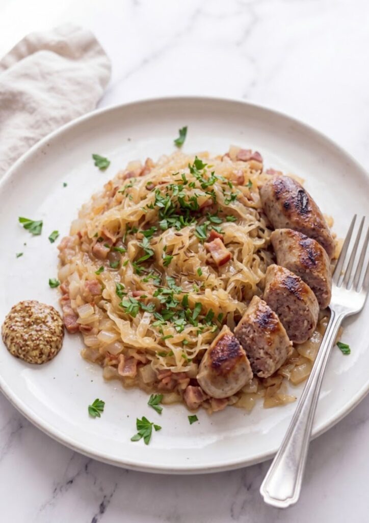 Julia Child Braised Sauerkraut