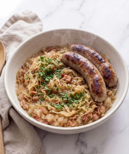Julia Child Braised Sauerkraut
