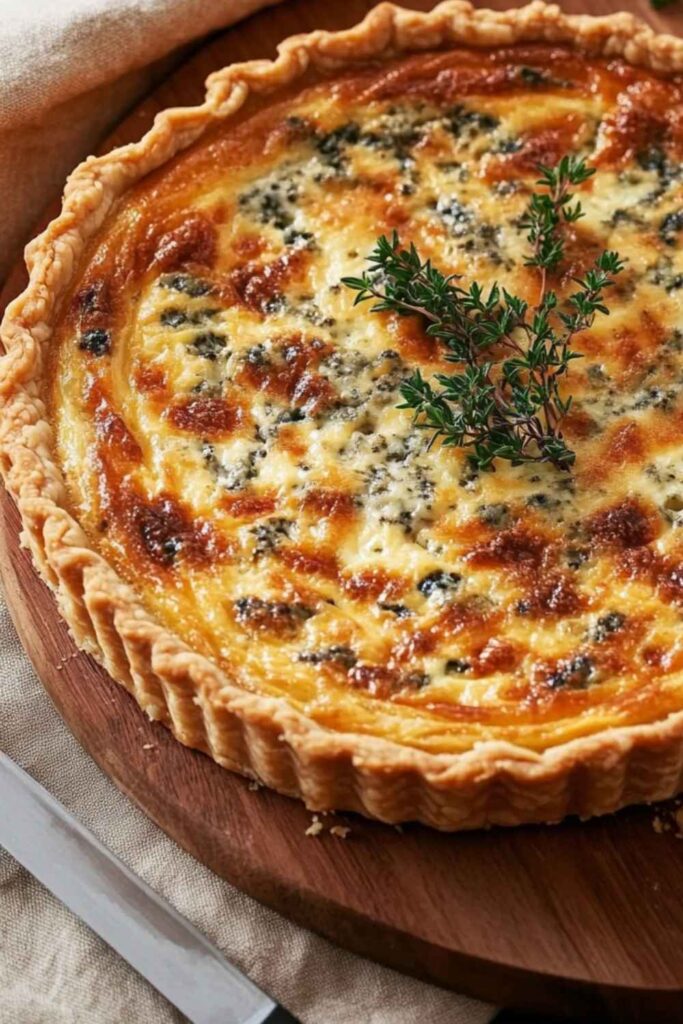 Julia Child Blue Cheese Quiche