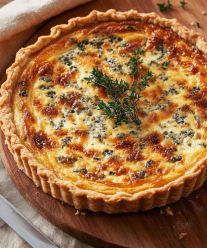 Julia Child Blue Cheese Quiche