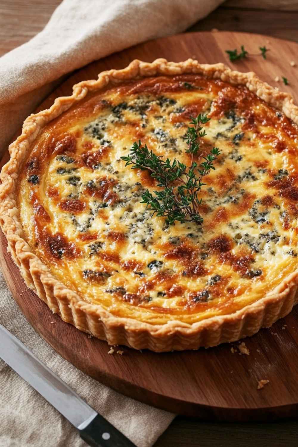 Julia Child Blue Cheese Quiche