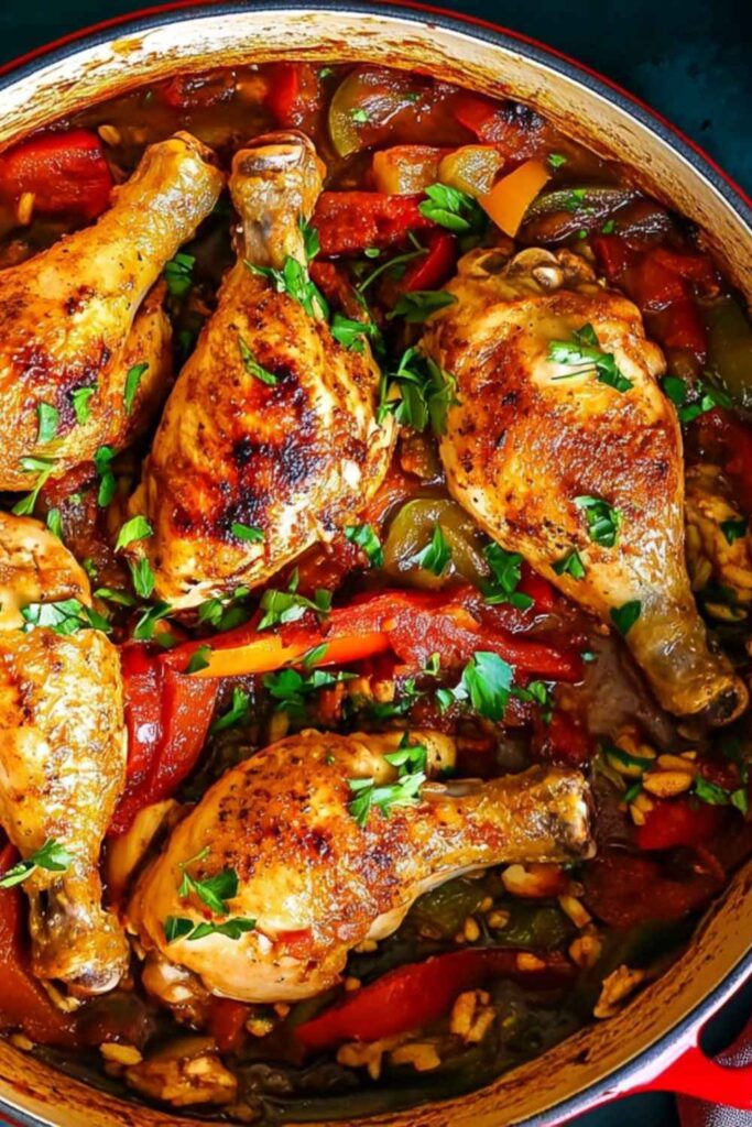 Julia Child Basquaise Chicken