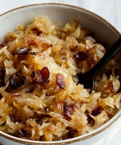 Julia Child Braised Sauerkraut