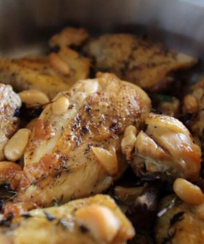 Alton Brown 40 Clove Garlic Chicken Recipe