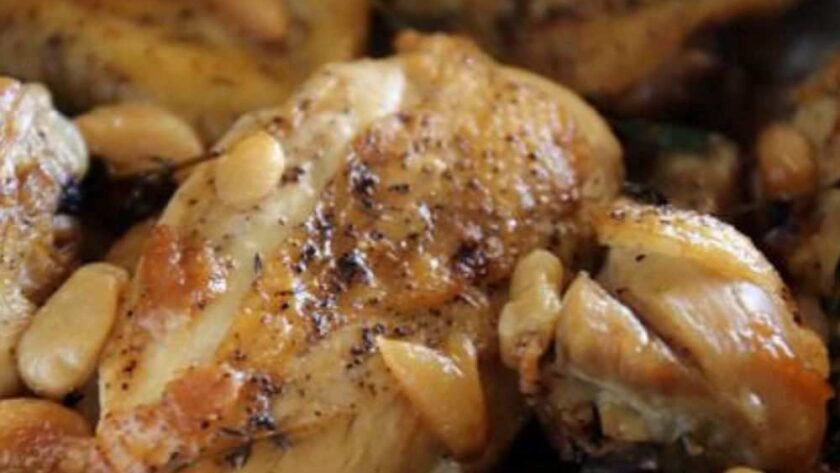 Alton Brown 40 Clove Garlic Chicken Recipe