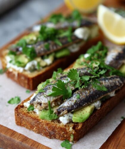 Alton Brown Avocado Sardine Toast Recipe