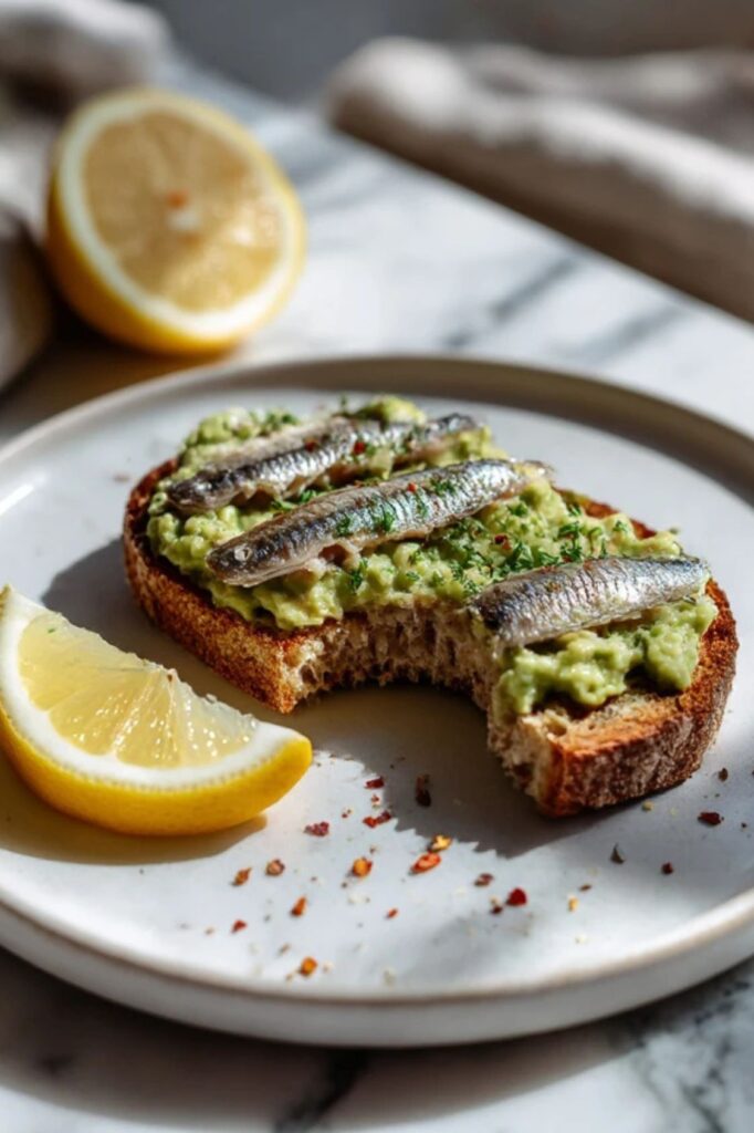 Alton Brown Avocado Sardine Toast Recipe