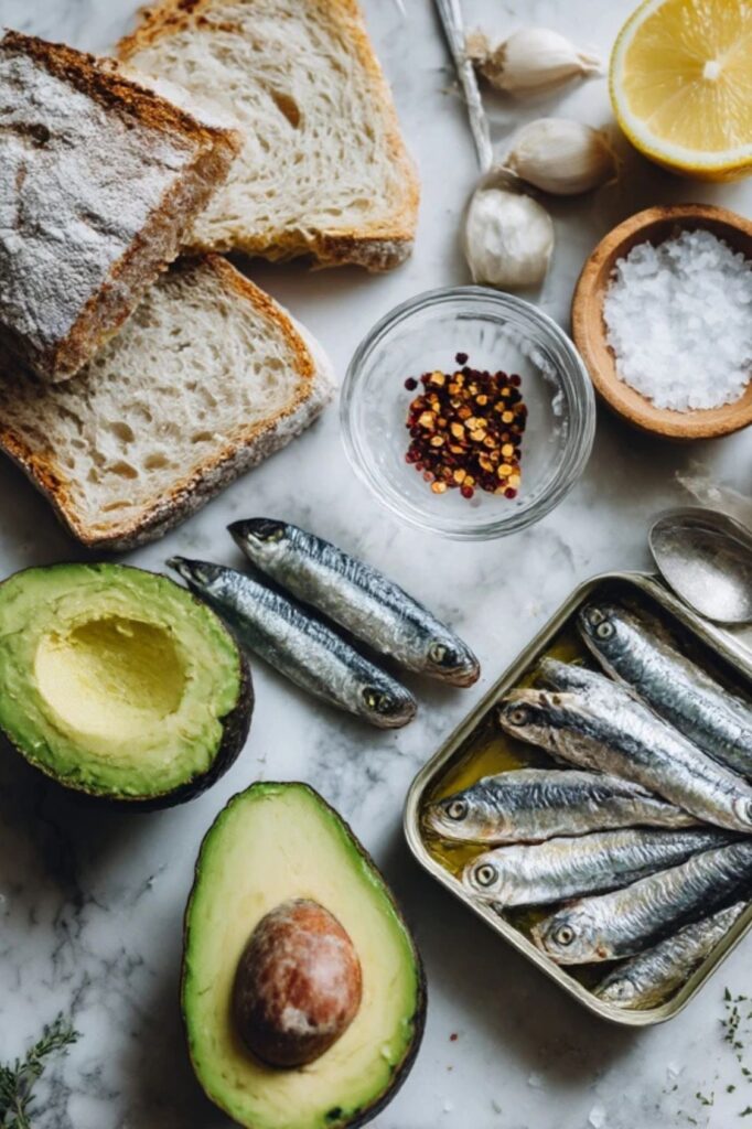 Alton Brown Avocado Sardine Toast Recipe