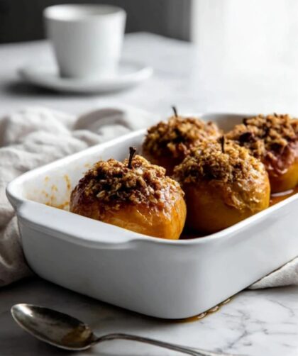 Alton Brown Baked Apples Recipe